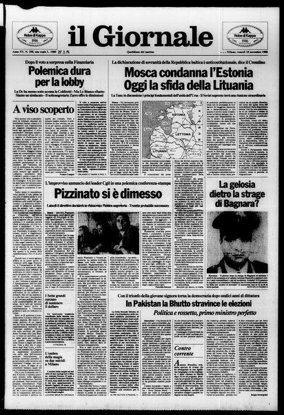 Il giornale : quotidiano del mattino